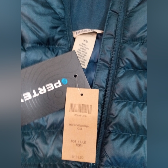 Duluth Trading Company Size XS The Down Green Long Jacket With Quantum Elemental - Picture 4 of 7